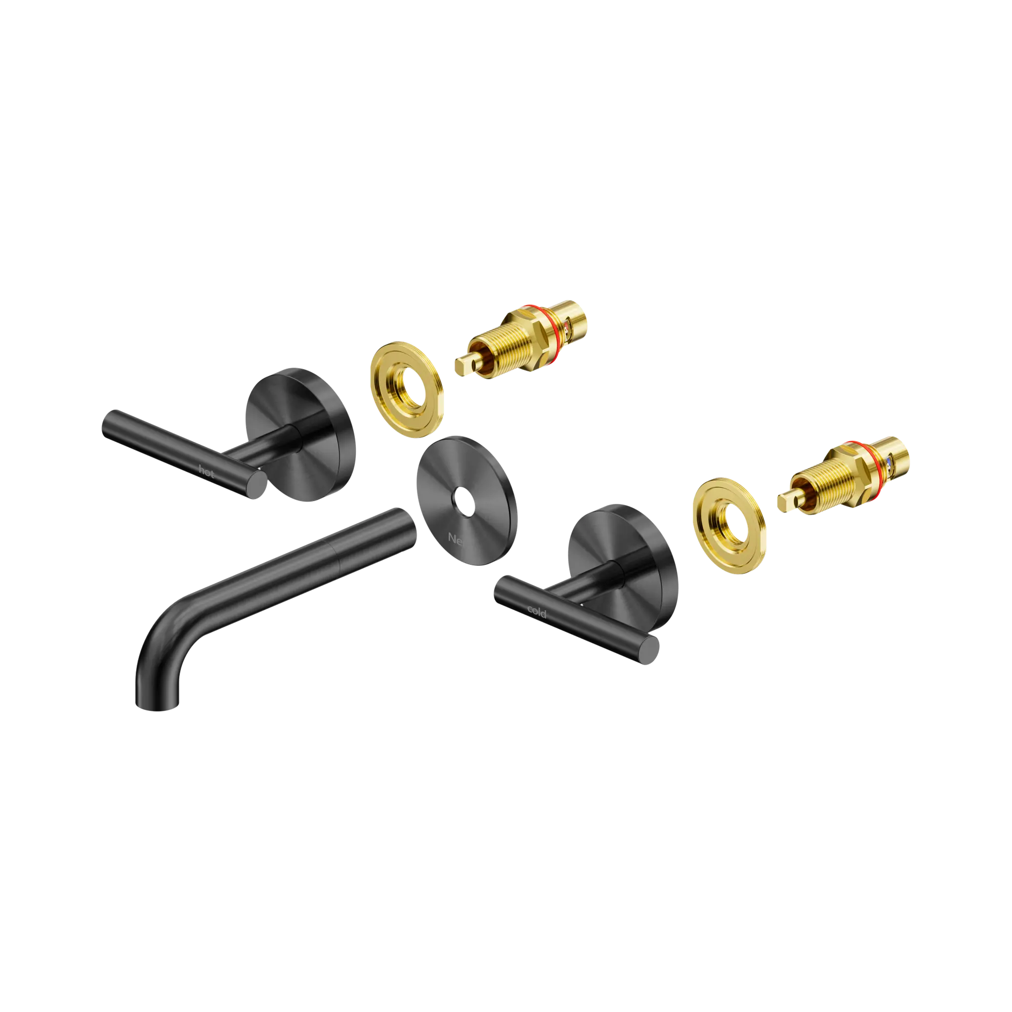 Mecca Lever Wall Basin/Bath Set 160mm Spout Trim Kit Only