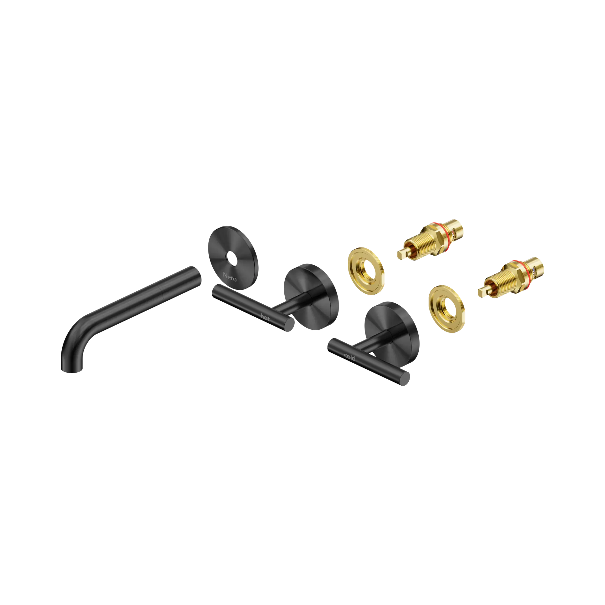 Mecca Lever Wall Basin/Bath Set 160mm Spout Trim Kit Only