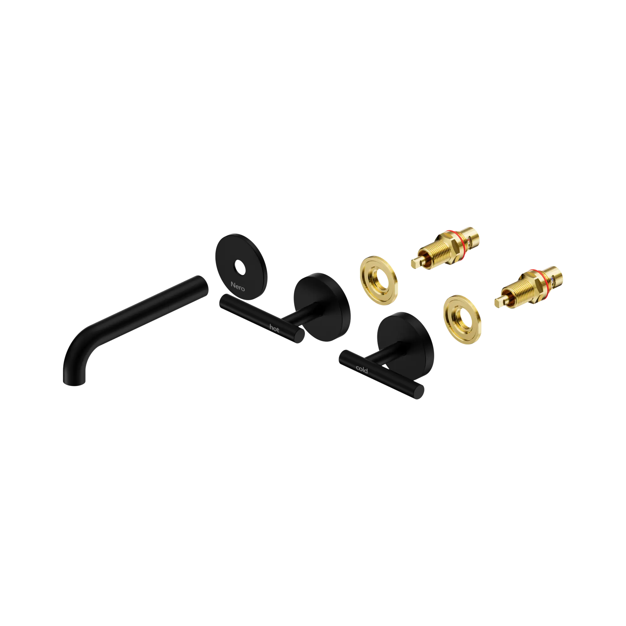 Mecca Lever Wall Basin/Bath Set 160mm Spout Trim Kit Only