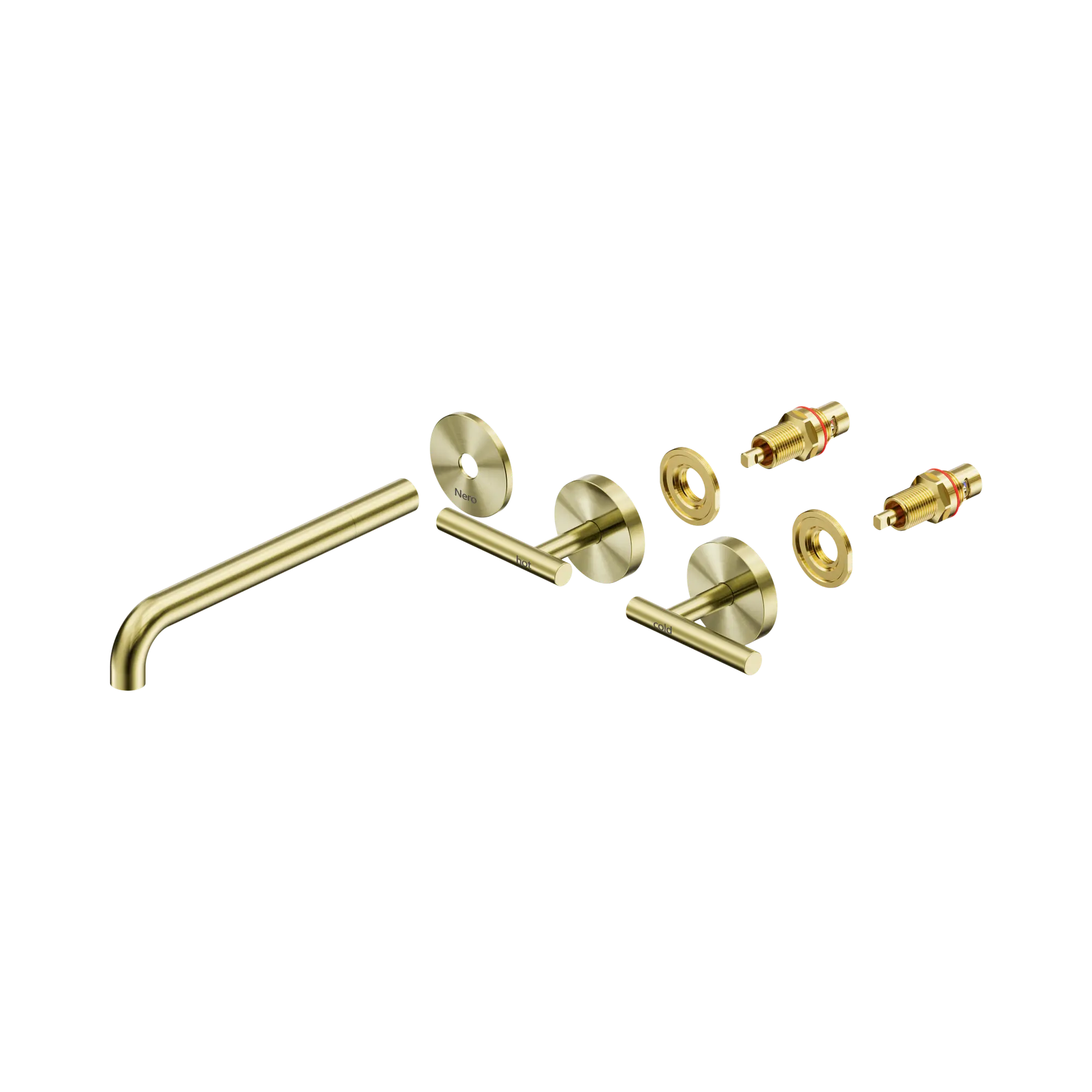 Mecca Lever Wall Basin/Bath Set 220mm Spout Trim Kit Only