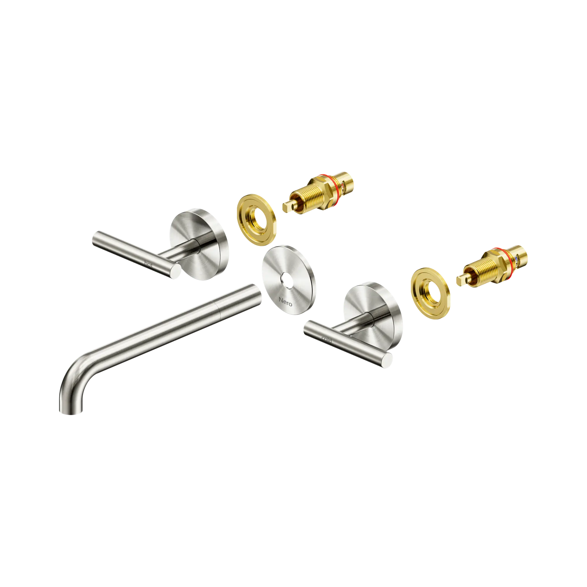 Mecca Lever Wall Basin/Bath Set 220mm Spout Trim Kit Only