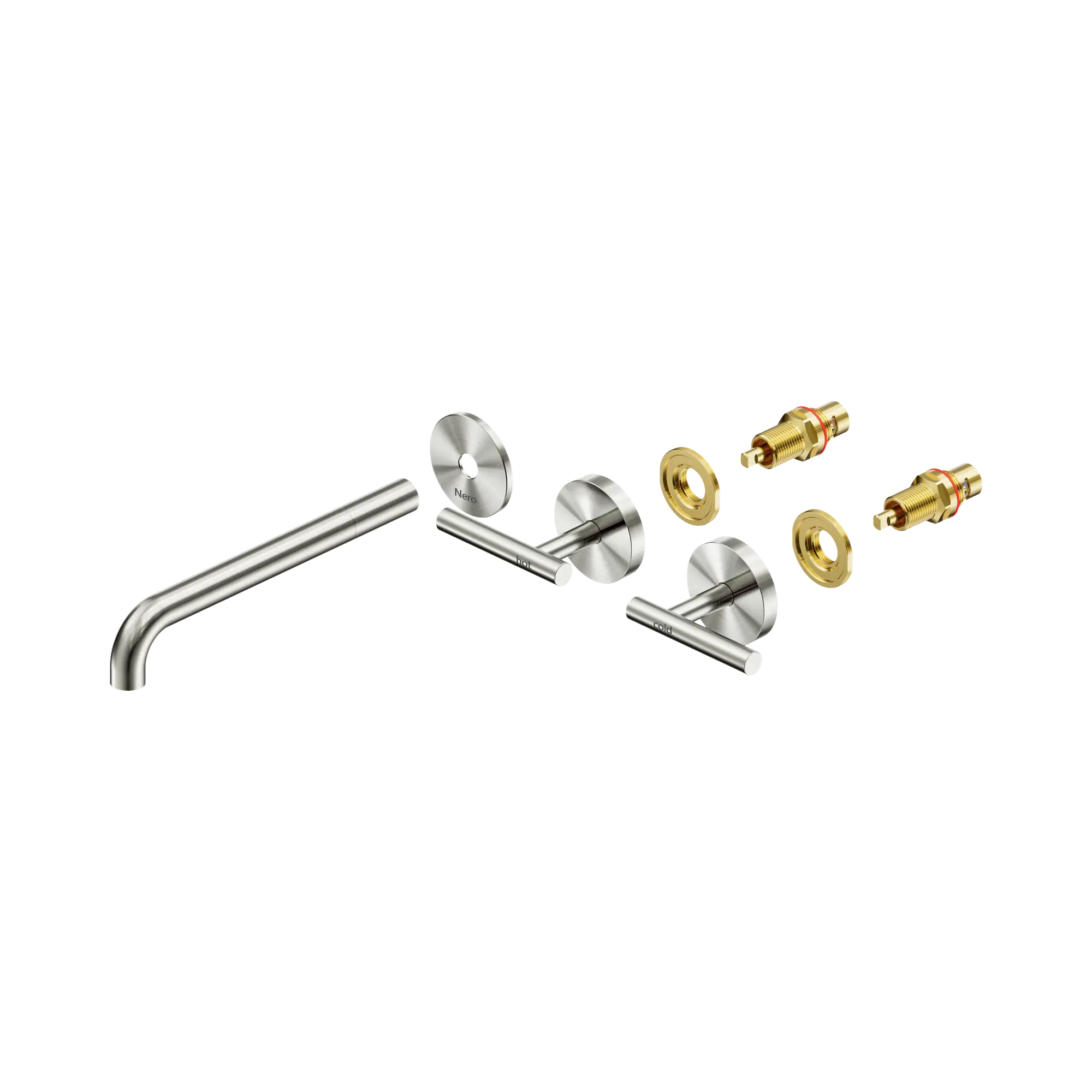 Mecca Lever Wall Basin/Bath Set 220mm Spout Trim Kit Only