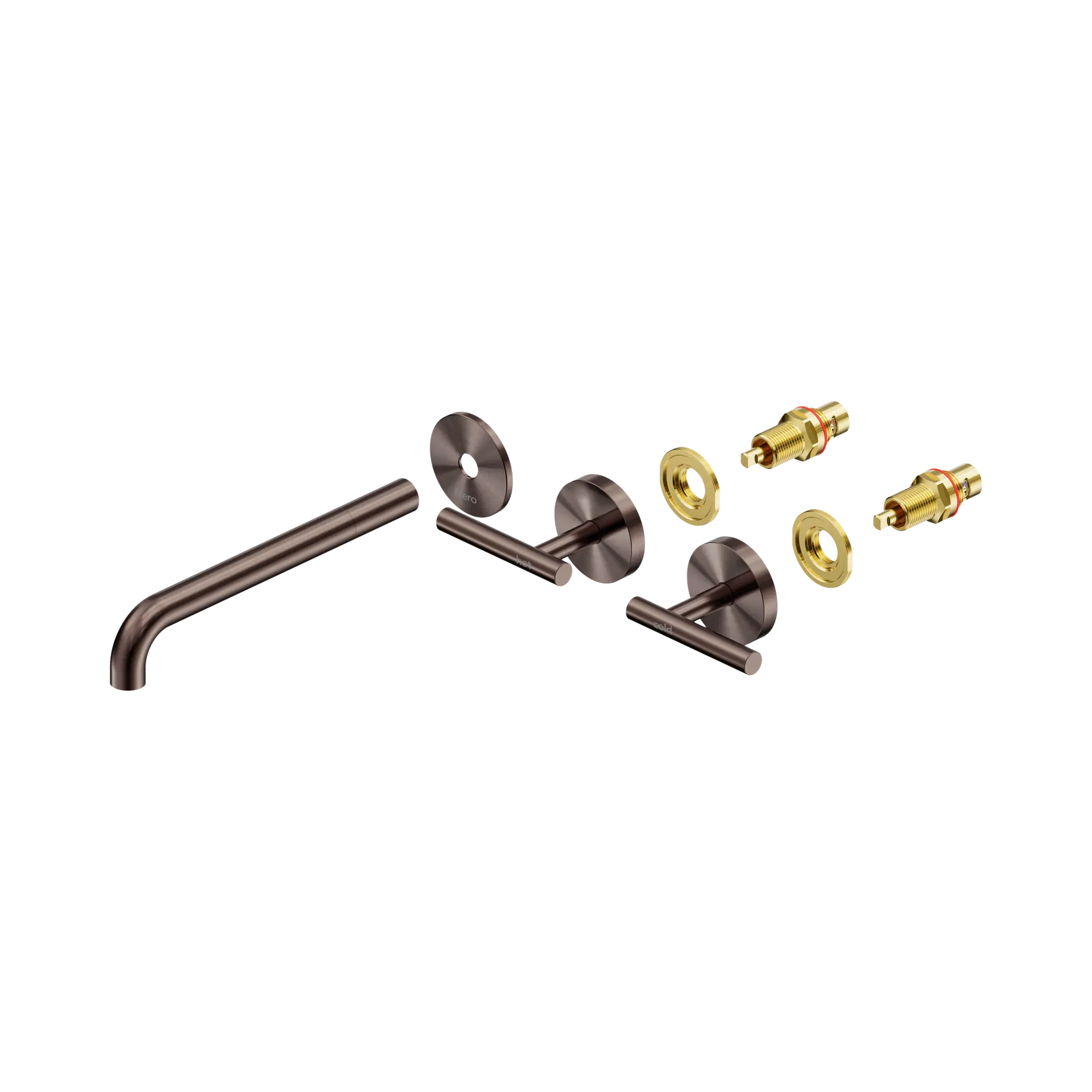 Mecca Lever Wall Basin/Bath Set 220mm Spout Trim Kit Only