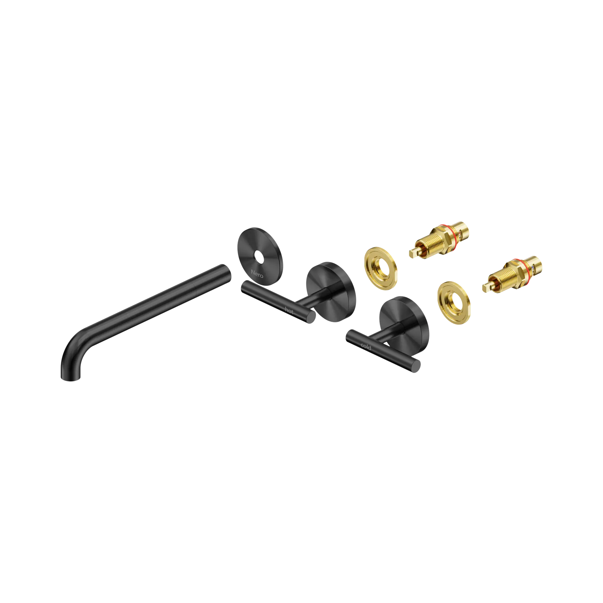 Mecca Lever Wall Basin/Bath Set 220mm Spout Trim Kit Only