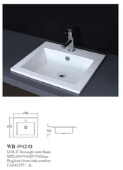 WB4942-O Art Basin