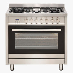 EUROMAID GE9SS 90cm Stove/Cooker ? Electric Oven & Gas Cooktop