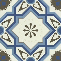 T2045 AEGEAN BLUE SQUARE MATT 200X200