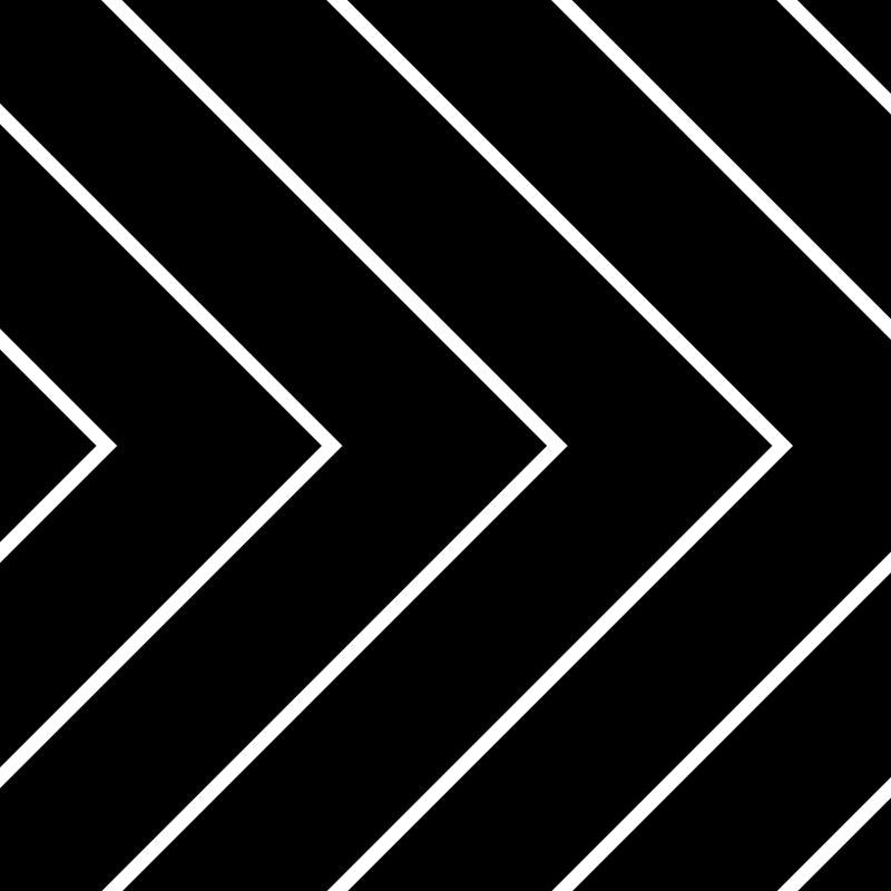 T210130 KEYS CHEVRON WHITE MATT AND BLACK MATT 200X200