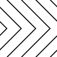 T210130 KEYS CHEVRON WHITE MATT AND BLACK MATT 200X200