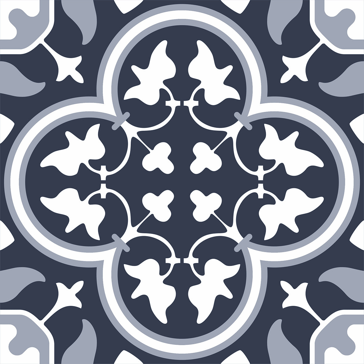 MVG810 SALISBURY DARK BLUE MATT - LIGHT GREY MATT - MID BLUE MATT 200X200