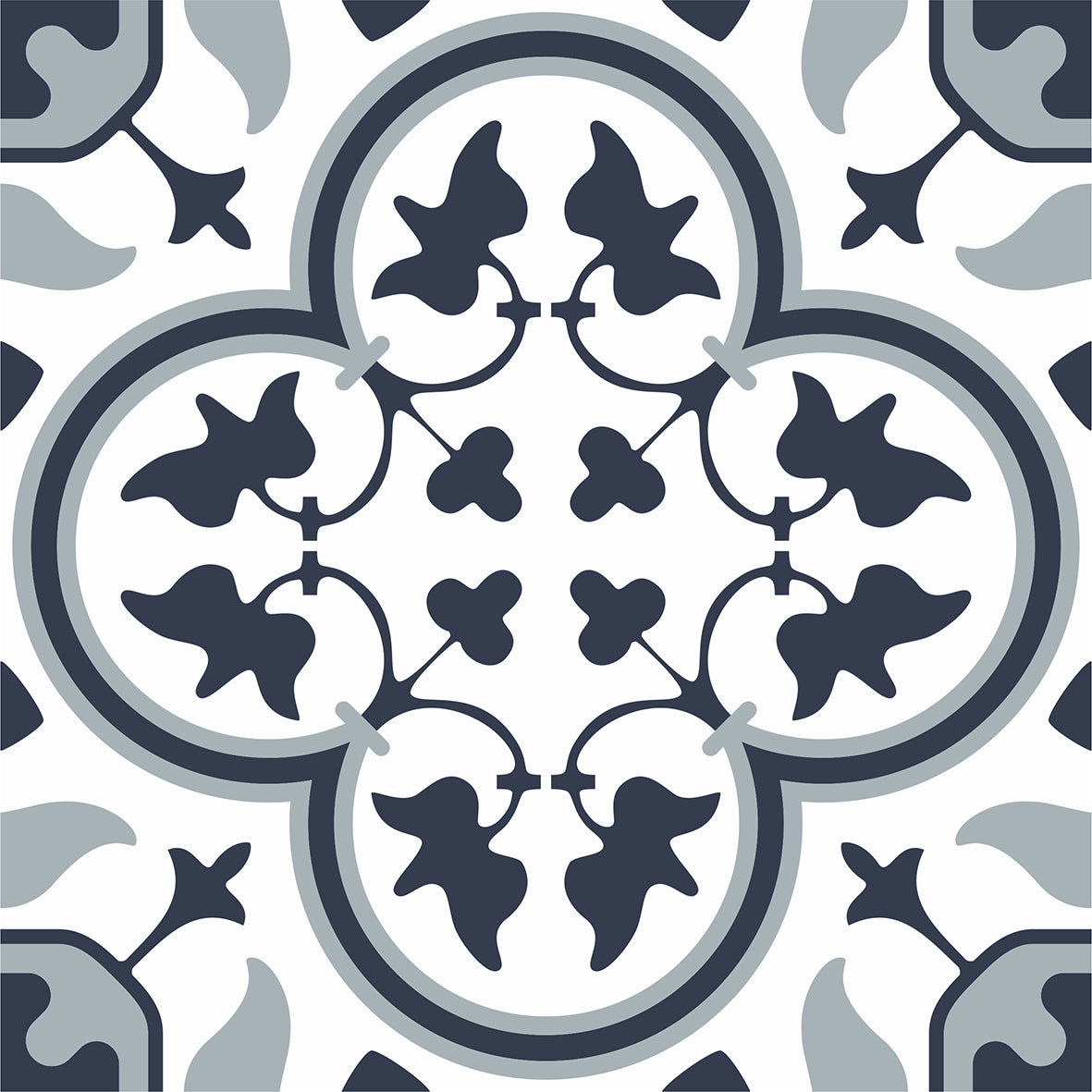 MVG810 SALISBURY DARK BLUE MATT - LIGHT GREY MATT - MID BLUE MATT 200X200