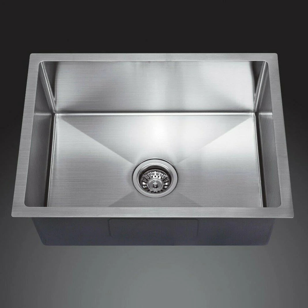 SPECTER Handmade Stainless Steel Under/Topmount Kitchen Laundry Single Sink in Size 450*250*200