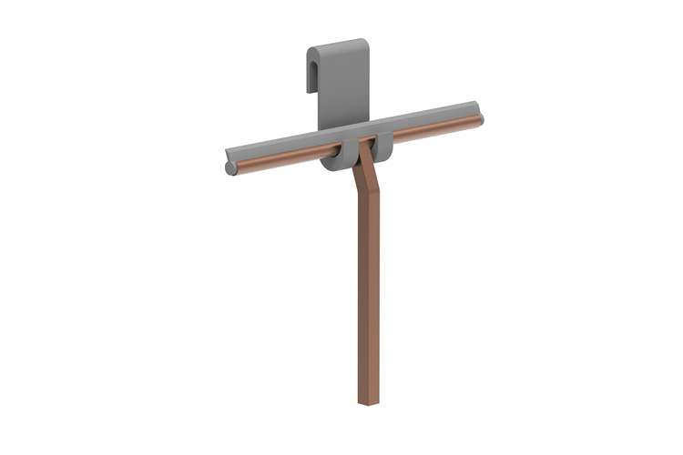 Squeegee Brushed Brass, Brushed Copper, Brushed Nickel, Matte Black, Matte White, Chrome