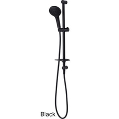ROME Hand Shower With Rail In Crome, Matte Black, And Brushed Nickel