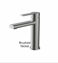 RISE Basin Mixer In, Chrome, Matte Black, And Brushed Nickle