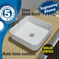 Engineering Stone Above Counter Bain-PURA Gloss Finish
