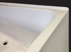 Cube Free Standing Back To Wall Bathtub 1590mm and 1690mm