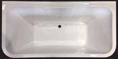 Cube Free Standing Back To Wall Bathtub 1590mm and 1690mm