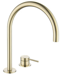 Mica Gooseneck Hob Sink Mixer