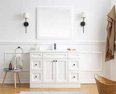 LIVERPOOL FLOOR STANDING VANITY 1200MM Matte White