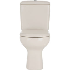 Ivory Close Coupled Toilet Suite S Trap or P Trap