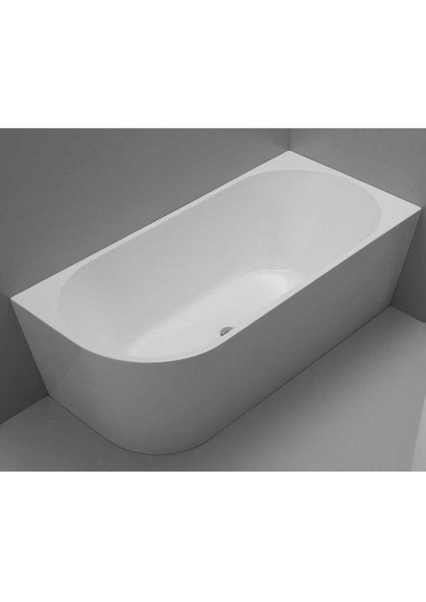 DI-MILANO Corner Bath In 1500 And 1700mm Available In Left Or Right corner
