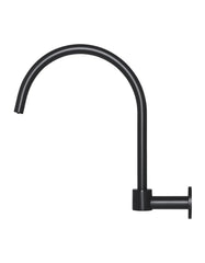 Round High-Rise Swivel Wall Spout