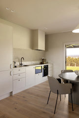 MEIR Round Gooseneck Kitchen Mixer Tap with Pinless Handle