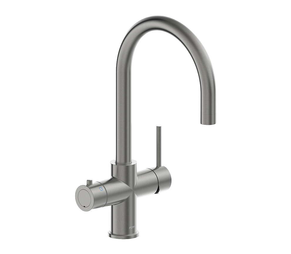 Flagship 4 in 1  Filtered Boiling + Filtered Chilled + Hot & Cold Mains with Swivel Gooseneck Spout