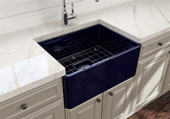 TURNER HASTINGS Novi 60x46 Flat Front Fine Fireclay Butler Sink
