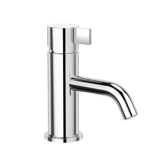 Round Blade Basin Mixer-Chrome/ Black/ Black Brass