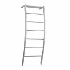 HOTRAIL STRAIGHT ROUND LADDER HEATED TOWEL RAIL WITH SHELF W580xH1190xD225mm