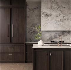 Öppen Round Pull 520mm Cabinet Handle (Brushed)