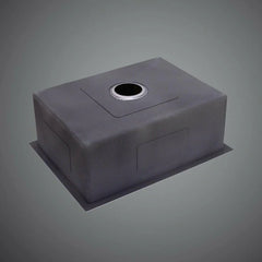 SPECTER Handmade Stainless Steel Under/Topmount Kitchen Laundry Single Sink in Size 450*250*200