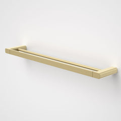 FUNA SINGLE OR DOUBLE TOWEL RAIL 630MM CHROME, BRUSHED BRASS, BRUSHED NICKEL & MATTE BLACK
