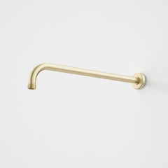 RUBANE II 400MM RIGHT ANGLED SHOWER ARM CHROME, MATTE BLACK, BRUSHED BRASS, BRUSHED NICKEL OR GUNMETAL
