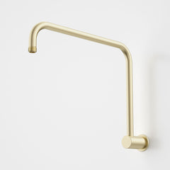 RUBANE II 460MM UPSWEPT SHOWER ARM CHROME,BRUSHED BRASS, BRUSHED NICKEL, MATTE BLACK & GUNMETAL