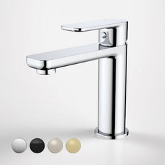FUNA BASIN MIXER 6 STAR CHROME, BRUSHED BRASS, MATTE BLACK OR BRUSHED NICKEL