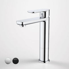 FUNA MID BASIN MIXER 6 STAR CHROME, MATTE BLACK