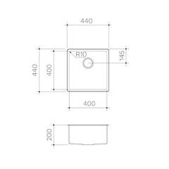 PRISM Single, Large Single, Double, 1.5 Left Hand Or 1.5 Right Hand Undermount/Overmount