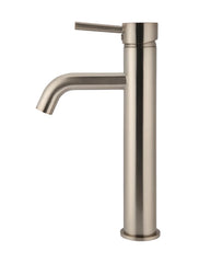 Round Tall Basin Mixer Curved