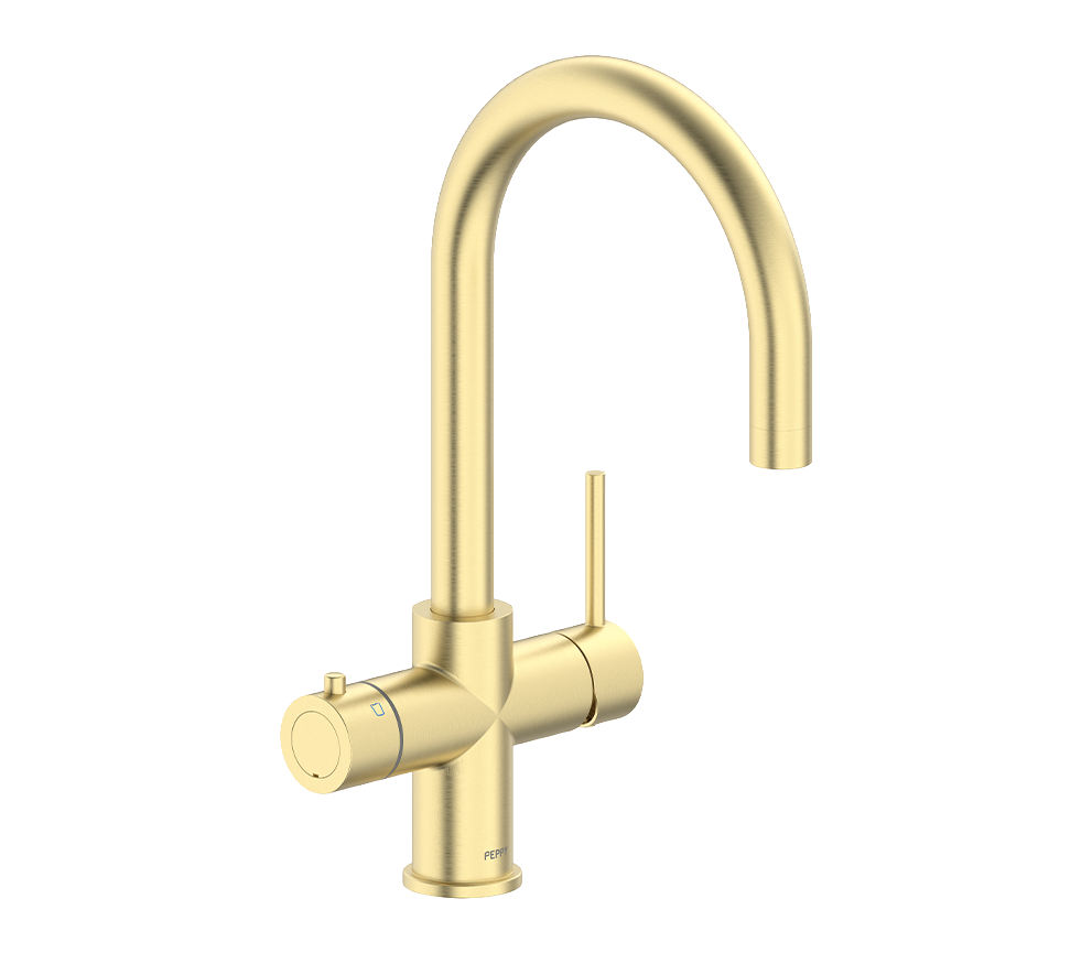 Flagship 4 in 1  Filtered Boiling + Filtered Chilled + Hot & Cold Mains with Swivel Gooseneck Spout