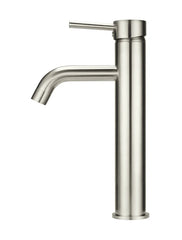 Round Tall Basin Mixer Curved