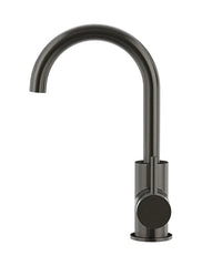 Round Gooseneck Basin Mixer with Cold Start