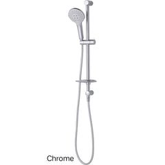ROME Hand Shower With Rail In Crome, Matte Black, And Brushed Nickel