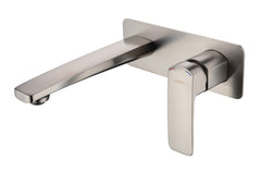 RAVO Wall Basin/Bath Set in Chrome ,Matt Black,Brushed Nickel
