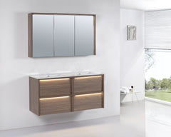 NEON wall hung vanity In 1200mm with LED lights