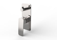 RAVO Shower Mixer With Diverter in Chrome Matt Black Brushed Nickel