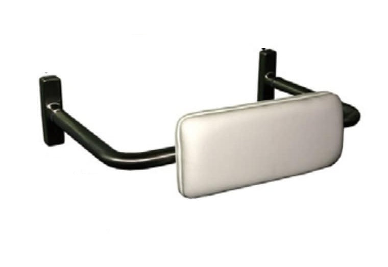 Disabled toilet back rest with cushion 304 grade stainless steel with the white cushion My Store