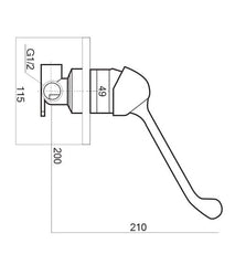 OBI CARE shower mixer